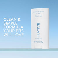 Thumbnail for Image 2 of Native Deodorant Contains Naturally Derived Ingredients, 72 Hour Odor Control, Deodorant for Women and Men, Aluminum Free, Midnight Jasmine & Sage 2.65oz