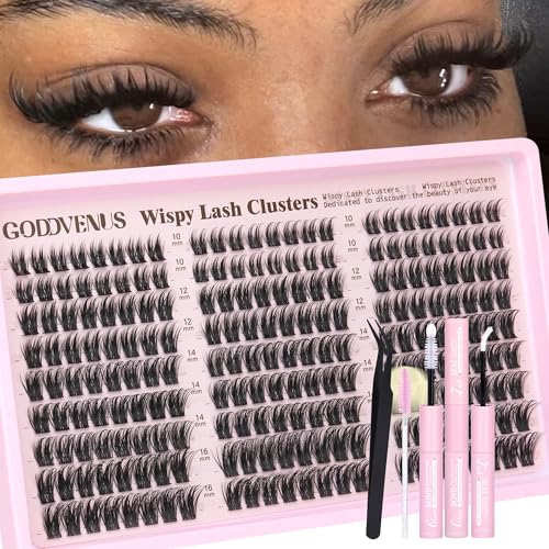 Image 27 of X-natural manga clusters kit for the product Goddvenus Eyelash Extensions Wispy Natural DIY C Curl Individual Lashes Clusters