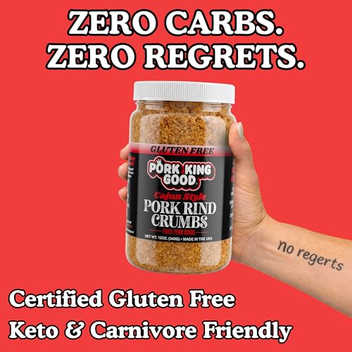 Image 5 of Pork King Good Pork Rind Breadcrumbs, Spicy Cajun, 2 Pack
