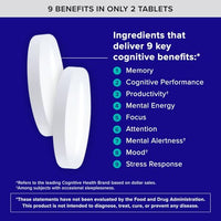 Thumbnail for Image 3 of Qunol Brain Health Memory Plus w/Magtein, Cognizin & Vitamin B6, 60ct