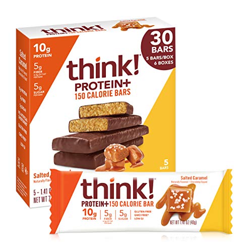 Image 1 of Default Title for the product thinkThin High Protein Snack Bar, Salted Caramel, 30 Count