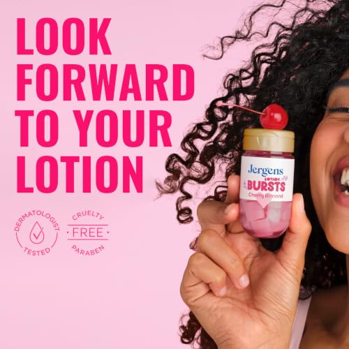 Image 5 of Jergens Cherry Almond Body Lotion Bursts, Squishy Moisturizer, 38 ct