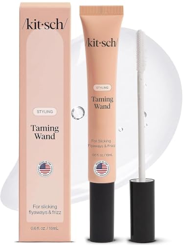 Image 1 of 0.6 Fl Oz (Pack of 1) for the product Kitsch Hair Taming Wand – With Biotin, Aloe & Vitamin E - 18mL