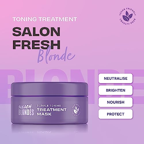 Image 2 of Lee Stafford Bleach Blondes Purple Toning Hair Mask Cocoa Butter 6.7Fl Oz