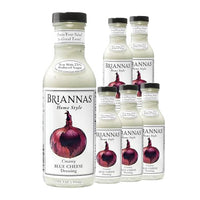 Thumbnail for Image 1 of Default Title for the product BRIANNAS Home Style Creamy Blue Cheese Dressing 12 oz. Bottles - 6 Pack