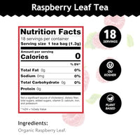 Thumbnail for Image 2 of Buddha Teas Organic Raspberry Leaf Tea - Herbal Tea, Caffeine Free