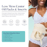 Thumbnail for Image 5 of QUEEN OF THE THRONES Organic Cotton Flannel Castor Oil Pack
