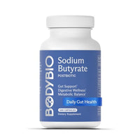 Thumbnail for Image 1 of 100 Capsules for the product BodyBio Butyrate Sodium- Postbiotic for Gut & Digestive Support