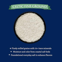 Thumbnail for Image 3 of Celtic Sea Salt Fine Ground, Unrefined Mineral Salt for Cooking, 1 lb