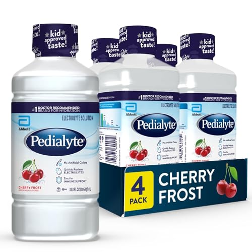 Image 5 of Cherry / 33.8 Fl Oz (Pack of 4) for the product Pedialyte Electrolyte Drink