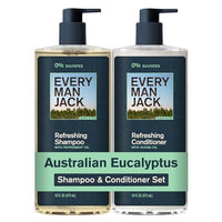 Thumbnail for Image 1 of Default Title for the product Every Man Jack Men's Shampoo & Conditioner Set, Australian Eucalyptus, 2pk