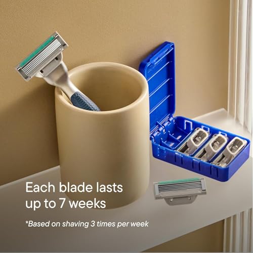 Image 3 of Harry's Plus Trial Shaving Kit for Men - Handle, Blade Cartridge, Shave Gel