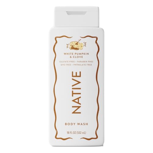Image 1 of Default Title for the product Native Clean Body Wash for Women & Men, White Pumpkin & Clove, 18 fl oz