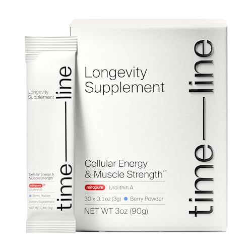 Image 1 of 30 Satchets (Berry) for the product Timeline Mitopure Urolithin A Supplement Powder 500 MG
