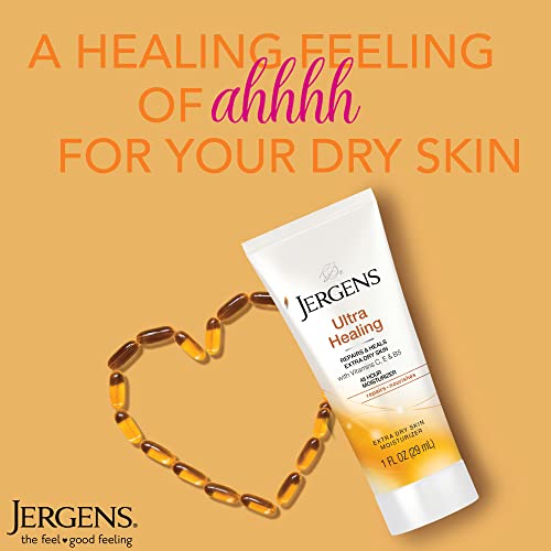 Image 4 of Jergens Ultra Healing Dry Skin Moisturizer, 1 Ounce Travel Lotion, Pack of 10