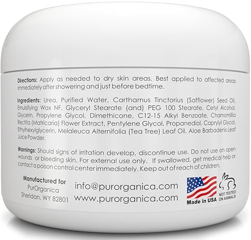 Image 6 of PurOrganica Urea 40% Foot Cream 4 oz