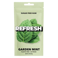 Thumbnail for Image 4 of Garden Mint 1 Pack for the product Refresh Gum Variety Natural Sugar-Free Xylitol Chewing Gum