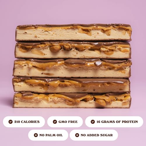 Image 3 of BAREBELLS Soft Protein Bars Salted Peanut Caramel - 24 Bars (2 Packs of 12)