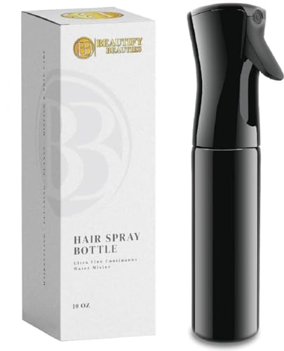 Image 6 of Black / 10.1 Ounces for the product BeautifyBeauties Continuous Spray Bottle for Hair