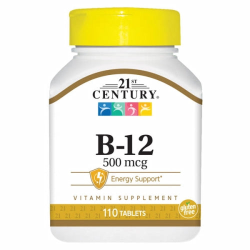 21st Century Vitamin B-12 500mcg 110 Tabs
