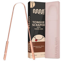 Thumbnail for Image 2 of Copper Pack of 1 With Case for the product MasterMedi Tongue Scraper