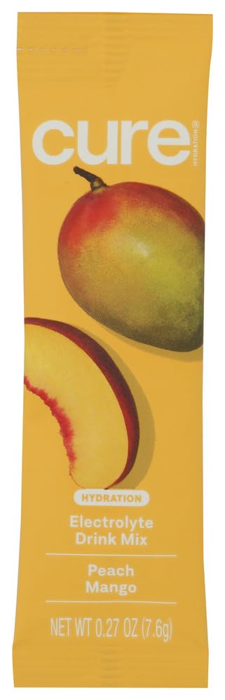 Image 1 of Default Title for the product Cure Hydration Hydration Mix Peach Mango 0.27 Ounce