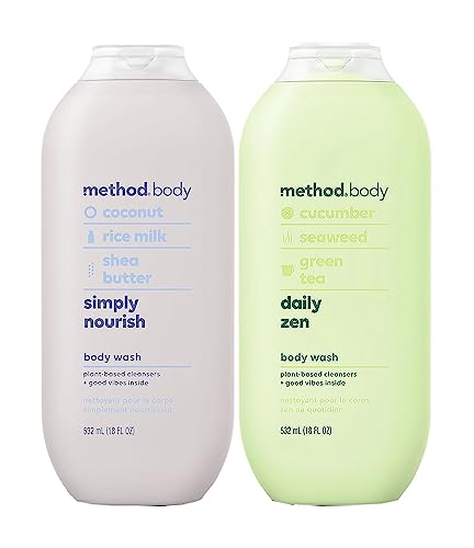 Image 1 of Default Title for the product Method Body Wash Duo Moisturizing Body Wash 18 Fluid Ounce Variety Pack