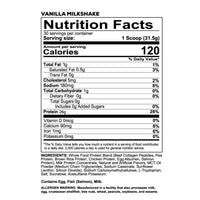 Thumbnail for Image 2 of REDCON1 MRE LITE Whole Food Protein Powder, Vanilla Milkshake - Lactose Free & Sugar Free Meal Replacement with Animal Protein Blends - Easy to Digest Formula - Only 1g Carb per Serving (30 Servings)
