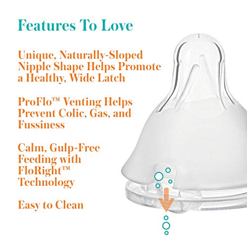 Image 4 of Evenflo Balance Plus Standard Neck Nipples, Medium Flow, 6-Pack
