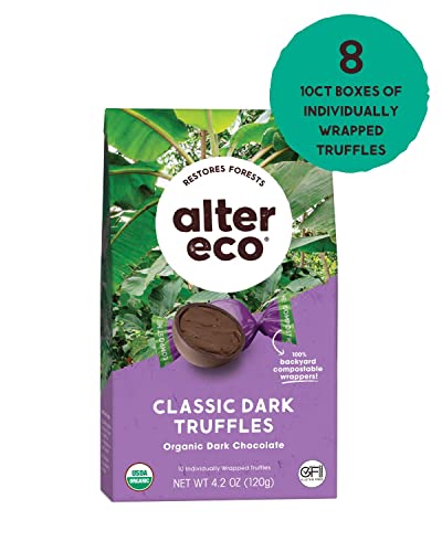 Image 2 of Alter Eco Classic Dark Chocolate Truffles 80 Truffles
