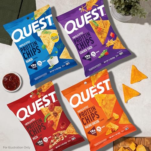 Image 5 of Quest Nutrition Tortilla Style Protein Chips, Salty Snack Variety Pack, 1.1 oz (Pack of 8)