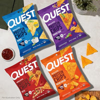 Thumbnail for Image 5 of Quest Nutrition Tortilla Style Protein Chips, Salty Snack Variety Pack, 1.1 oz (Pack of 8)