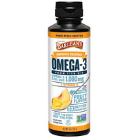 Thumbnail for Image 1 of Default Title for the product Barlean's Mango Peach Omega-3 Fish Oil, Vitamin D, 8oz
