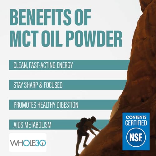 Image 3 of BUBS Naturals MCT Oil Powder - Premium MCT Oil & Keto Coffee Creamer - 10.6 oz
