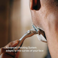 Thumbnail for Image 4 of Harry's Plus Trial Shaving Kit for Men - Handle, Blade Cartridge, Shave Gel