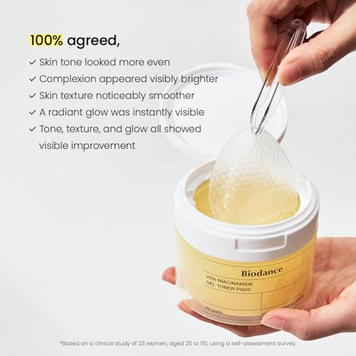 Image 5 of BIODANCE Biodance Vita Niacinamide Gel Toner Pads 60 Pads