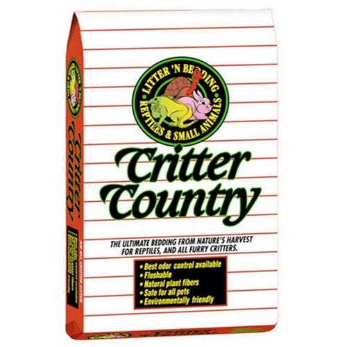 Mountain Meadows Pet Products Critter Country Bedding/Litter for Reptile and Small Animal 1 Each / 20 Lbs / White by Mountain Meadows Pet Products