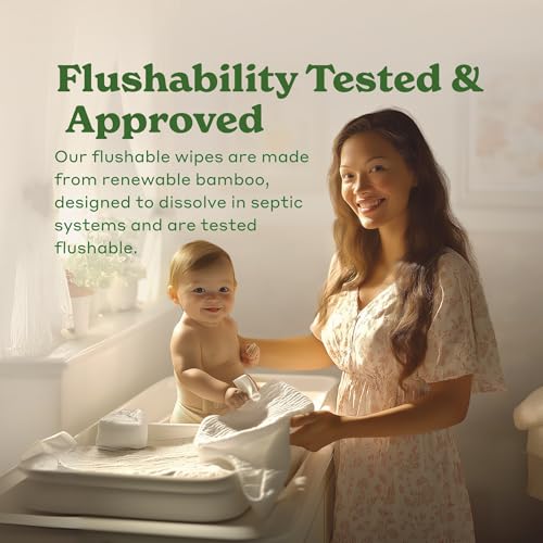 Image 3 of Caboo Flushable Wipes 3 Pack + Pet Wipes 2 Pack Bundle