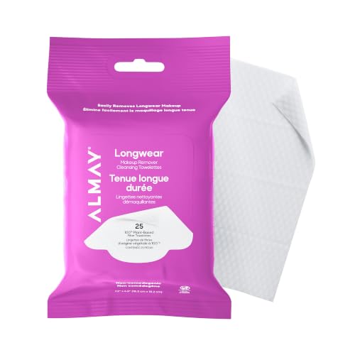 Image 1 of Default Title for the product Almay Longwear Makeup Remover Cleansing Towelettes, 25 Count