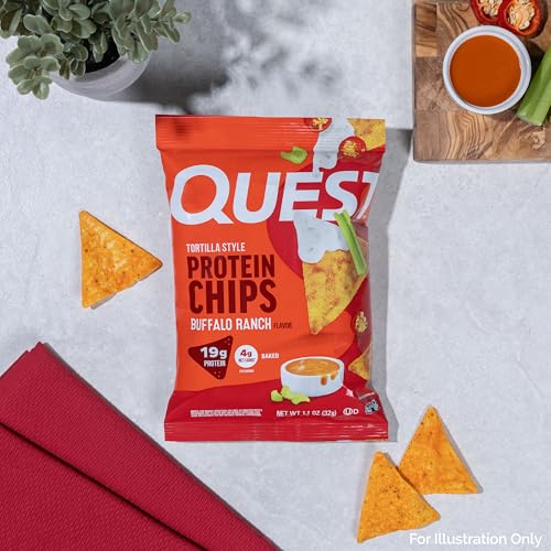 Image 6 of Quest Nutrition Buffalo Ranch Tortilla Style Protein Chips, 12 Count