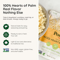 Thumbnail for Image 3 of Poshi Riced Heart Of Palm 7oz, 6 Pack