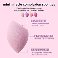 Thumbnail for Image 3 of Real Techniques Mini Miracle Complexion Sponge 4 Count