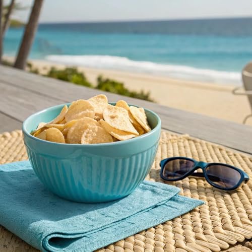 Image 4 of popchips Sea Salt & Vinegar Potato Chips 0.8 Oz (Pack of 1)