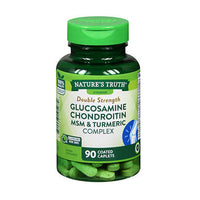 Thumbnail for Nature's Truth Double Strength Glucosamine Chondroitin MSM Complex Coated Caplets 90 Tabs