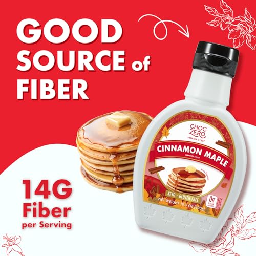 Image 4 of ChocZero Sugar Free Maple Cinnamon Syrup, 10.5 oz Bottle