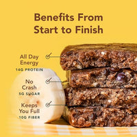 Thumbnail for Image 4 of ALOHA Organic Plant Based Protein Bars | Banana Bread Chocolate Chip, 12 Ct