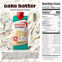 Thumbnail for Image 2 of Premier Protein 30g High Protein Shake, Cake Batter, 4 Pack