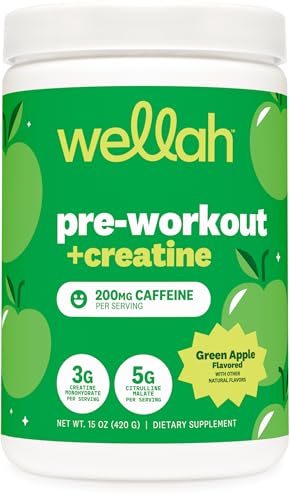 Image 3 of Green Apple for the product Wellah Pre-Workout + Creatine Powder