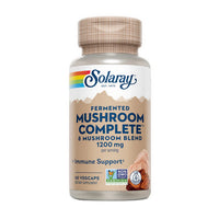 Thumbnail for Solaray Organically Grown Fermented Mushroom Complete 600 mg 60 Count