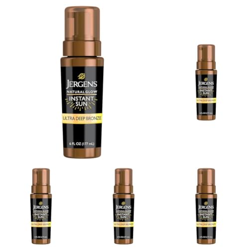 Image 8 of Bronce ultra profundo / 6 Fl Oz (Pack of 5) / 1 Pack (6 Fl Oz), Self Tanning Mousse for the product Jergens Natural Glow Self Tanner Mousse